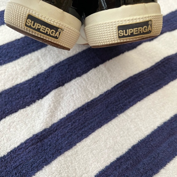 GUC- Black Patent Superga Sneakers - Picture 7 of 9